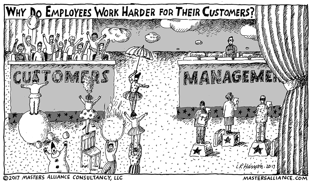 Masters Alliance Why Do Employees Work Harder For Customers Than the Boss?