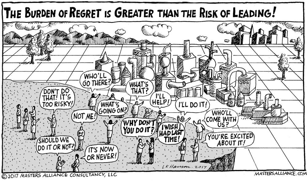 Masters Alliance The Burden of Regret is Greater Than the Risk of Leading!